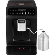 Krups EA8948 Evidence Plus Kaffeevollautomat (automatische Reinigung, 2-Tassen-Funktion, OLED-Display, 15 bar, Espresso-Kaffee-Maschine, Kaffeeautomat) chrome