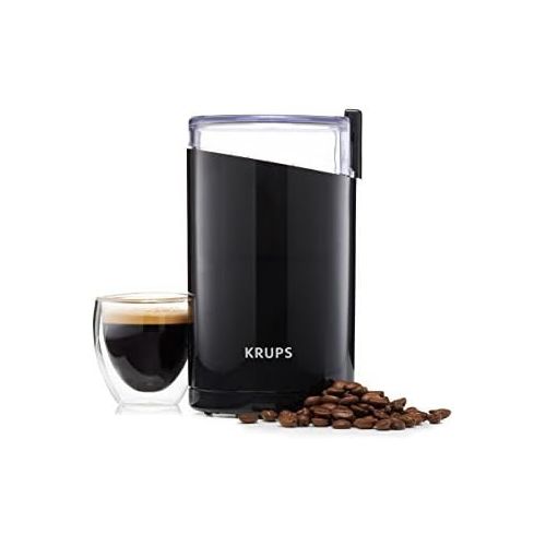  Krups F203 - Zwillingsmesser Kaffeemuehle in Schwarz