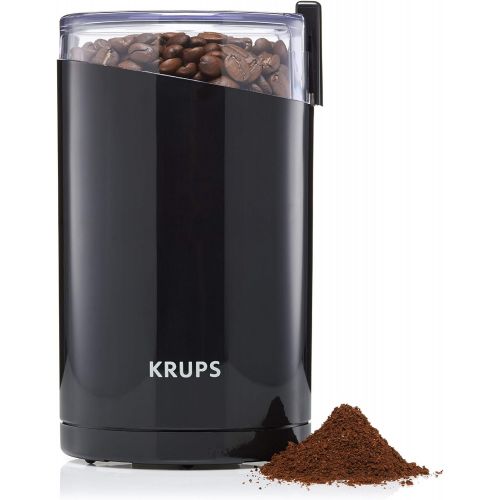  Krups F203 - Zwillingsmesser Kaffeemuehle in Schwarz