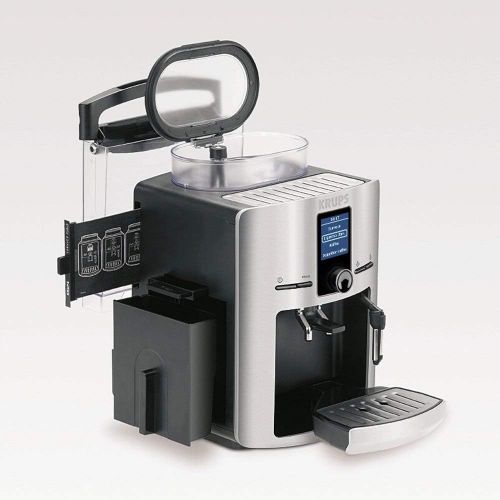  Krups EA826E(Artikelnr. : EA826E10) Kaffeevollautomat (1450 Watt, 1,8 Liter, 15 bar, LC Display, Cappuccinatore) aluminium