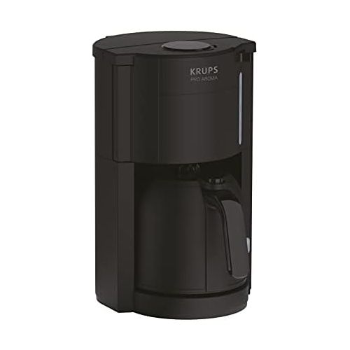  Krups KM303810 ProAroma Thermo-Filterkaffeemaschine (800 Watt, fuer 10-15 Tassen Kaffee) schwarz