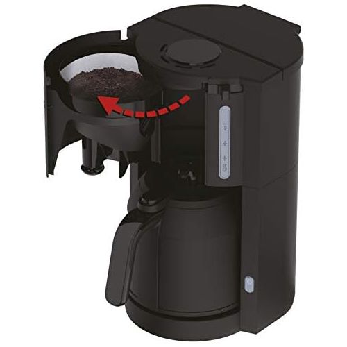  Krups KM303810 ProAroma Thermo-Filterkaffeemaschine (800 Watt, fuer 10-15 Tassen Kaffee) schwarz