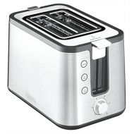Krups KH 442 D Control Line Premium Toaster, Edelstahl, silber/schwarz