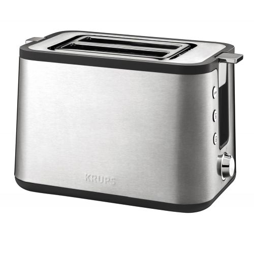  Krups KH 442 D Control Line Premium Toaster, Edelstahl, silber/schwarz