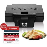 Krups FDK 451 Sandwich-Toaster, 850 Watt, schwarz, 25 x 12 cm