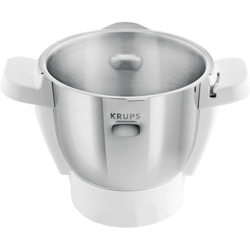  Krups XF553D Ersatzschuessel (fuer Prep und Cook, produziert ab 01.01.2018, und i Prep und Cook Gourmet) edelstahl/weiss