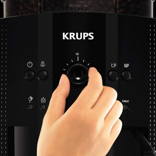  Krups EA8105 Kaffeevollautomat (1450 Watt, 1,8 Liter, 15 bar, CappuccinoPlus-Duese) weiss