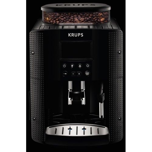  Krups YY8135FD Espressomaschine, vollautomatisch, kompakt, mit Display, Schwarz