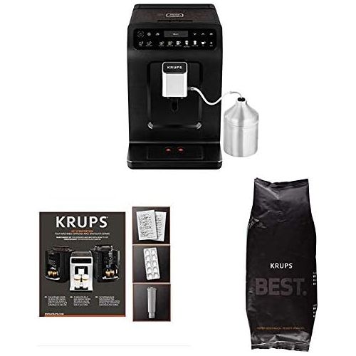  Krups KRUPS EA8948 Evidence Plus Kaffeevollautomat + Best Espresso Kaffeebohnen + XS5300 Reinigungs- und Pflegeset