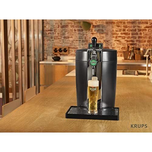  Krups VB700800BeerTender Bierzapfmaschine,Thermoplast, Schwarz