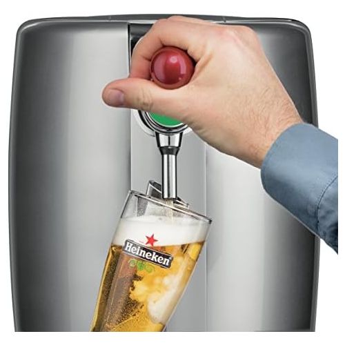  Krups BeerTender Bierzapfmaschine, Thermoplast one size Argent/Chrome