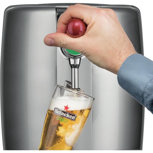  Krups BeerTender Bierzapfmaschine, Thermoplast one size Argent/Chrome