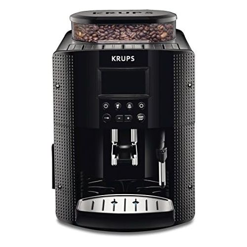  Krups EA815070 Kaffeevollautomat (1450 Watt, 1,8 Liter, 15 bar, LC Display, CappuccinoPlus-Duese) schwarz