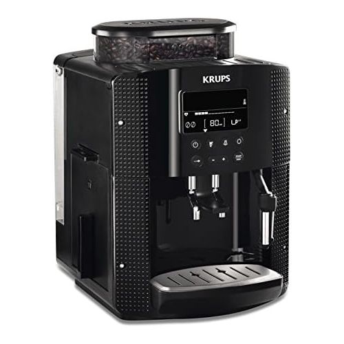  Krups EA815070 Kaffeevollautomat (1450 Watt, 1,8 Liter, 15 bar, LC Display, CappuccinoPlus-Duese) schwarz