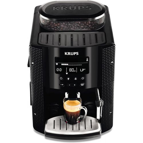  Krups EA815070 Kaffeevollautomat (1450 Watt, 1,8 Liter, 15 bar, LC Display, CappuccinoPlus-Duese) schwarz