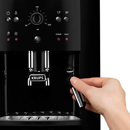  Krups EA8110 Arabica Quattro Force Kaffeevollautomat (1450 Watt, Wassertankkapazitat: 1,8 Liter, Pumpendruck: 15 bar) schwarz