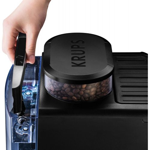  Krups EA8110 Arabica Quattro Force Kaffeevollautomat (1450 Watt, Wassertankkapazitat: 1,8 Liter, Pumpendruck: 15 bar) schwarz