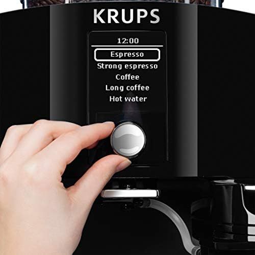  Krups KRUPS EA8298 Kaffeevollautomat LattEspress One-Touch-Funktion (1,7 l, 15 bar, LC Display, Cappuccinatore) schwarz