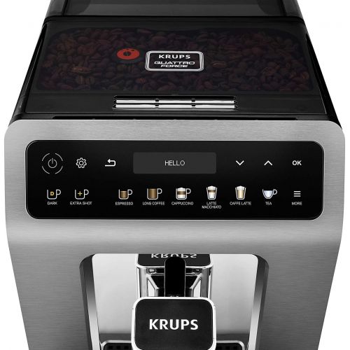  Krups Kaffeevollautomat Testsieger Megapack 2x 1 Kg Lavazza Caffe Crema Classico Kaffeebohnen Kaffee + 2x 125ml durgol swiss espresso Spezial-Entkalker (Kaffeemaschine mit Two-in-O