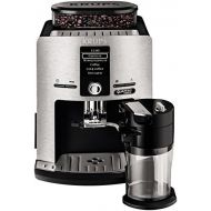 Krups EA82FD Kaffeevollautomat LattEspress Quattro Force mit Aluminiumfront, One-Touch Funktion, Milchbehalter, 1,7 L, 15 Bar, 1450 W, aluminium/schwarz