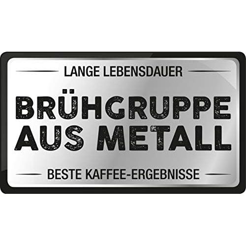  Krups EA82FD Kaffeevollautomat LattEspress Quattro Force mit Aluminiumfront, One-Touch Funktion, Milchbehalter, 1,7 L, 15 Bar, 1450 W, aluminium/schwarz