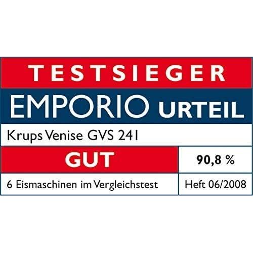  Krups GVS241 Perfect Mix 9000 Eismaschine, 1,6l, Fassungsvermoegen