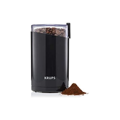  Krups 203042 - Zwillingsmesser Kaffeemuehle in Schwarz