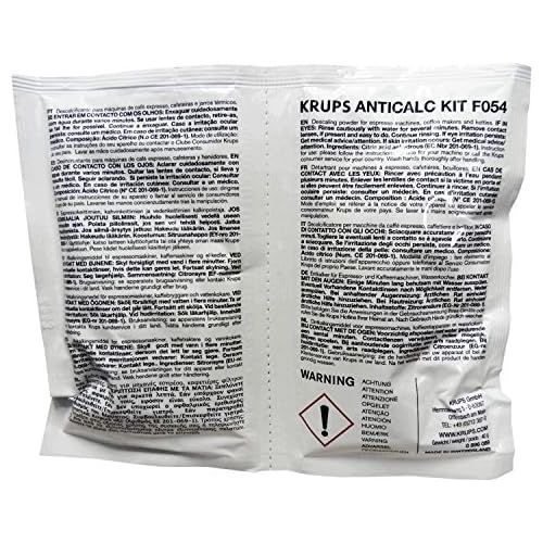  Krups Anticalc Kit* F054 Entkalker, Kalkreiniger, Kalkentferner, 3er Pack