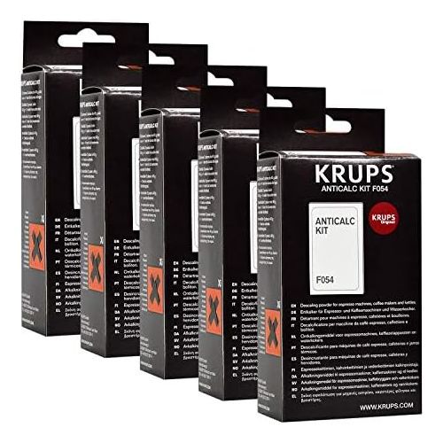  Krups Anticalc Kit* F054 Entkalker, Kalkreiniger, Kalkentferner, 5er Pack