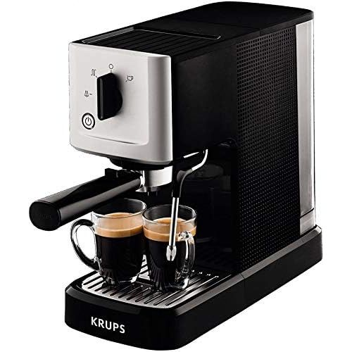  Krups XP3440 XP344010 Espresso-Automat, Edelstahl, 1.1 liters, schwarz/silber