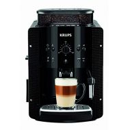 Krups EA8108 Kaffeevollautomat (automatische Reinigung, 2-Tassen-Funktion, Milchsystem mit CappucinoPlus-Duese, 15 bar, Kaffeemaschine, Espresso, Kaffeeautomat) schwarz