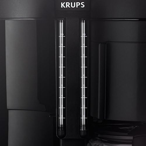  Krups KM8508 Doppel-Kaffeeautomat Duothek Plus, Kombiautomat Kaffee/Tee, 2 x 10 Tassen, schwarz