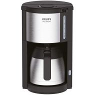 [아마존베스트]Krups KM305D10 ProAroma Thermo-Filterkaffeemaschine, 800 Watt, schwarz/edelstahl