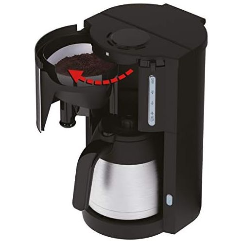  Krups KM305D10 ProAroma Thermo-Filterkaffeemaschine, 800 Watt, schwarz/edelstahl