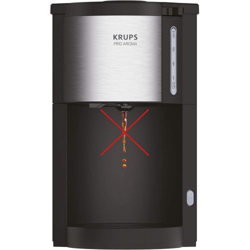  Krups KM305D10 ProAroma Thermo-Filterkaffeemaschine, 800 Watt, schwarz/edelstahl