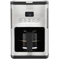[아마존베스트]Krups KM442D Premium Filter-Kaffeemaschine, 10-15 Tassen, 1,000 W, programmierbar, edelstahl/schwarz