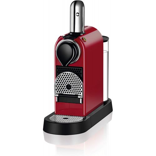  Krups Nespresso XN7415 New CitiZ Kaffeekapselmaschine (1260 Watt, 19 bar Pumpendruck, Wassertankkapazitat: 1 Liter) Rot