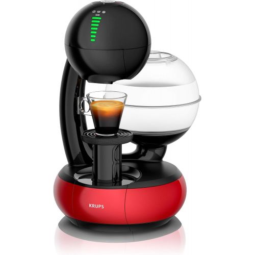  Krups KP3105 Nescafe Dolce Gusto Esperta Kaffeekapselmaschine (1500 Watt, Wassertankkapazitat: 1,4l, Pumpendruck: 15 Bar) schwarz/rot