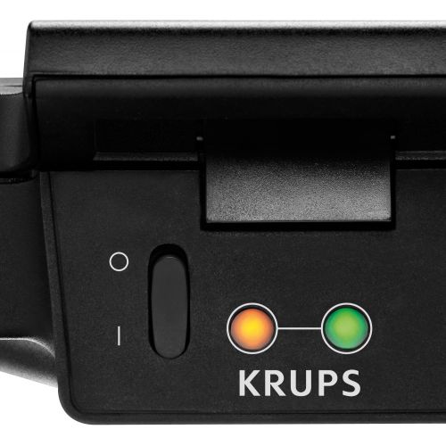  Krups FDK 451 Sandwich-Toaster, 850 Watt, schwarz, 25 x 12 cm