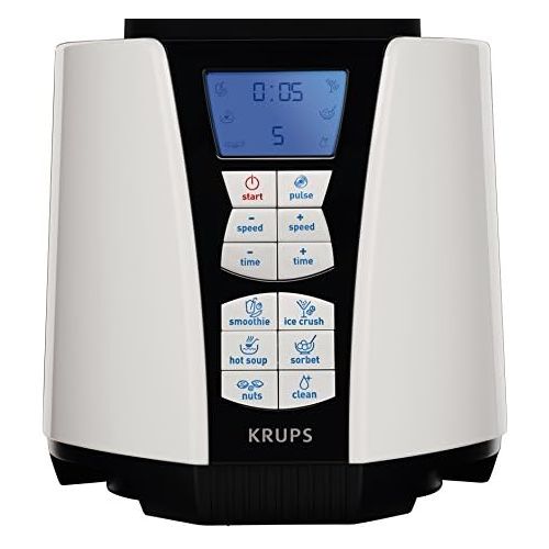  Krups High Speed Ultrablend+ KB7030 Standmixer (1500 Watt, 2 Liter) weiss/schwarz