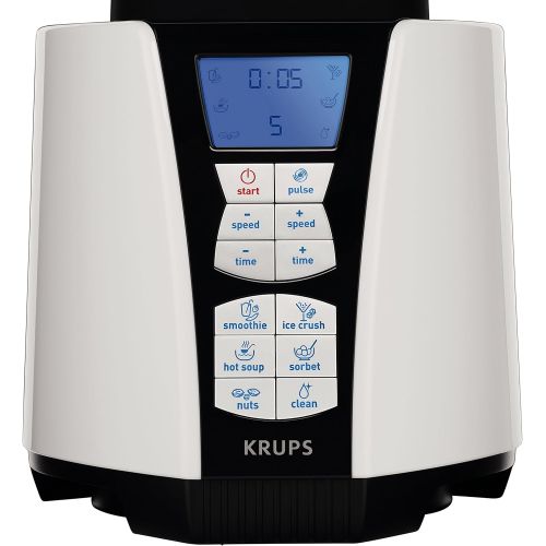  Krups High Speed Ultrablend+ KB7030 Standmixer (1500 Watt, 2 Liter) weiss/schwarz