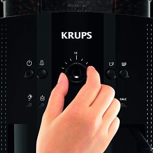  Krups Roma EA81M8 Espressokocher 1,7 l, 3 Temperaturstufen, 3 gemahlene Texturen, Schwarz