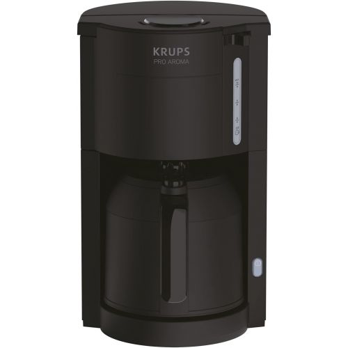  Krups KM303810 ProAroma Thermo-Filterkaffeemaschine (800 Watt, fuer 10-15 Tassen Kaffee) schwarz