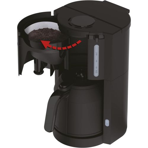  Krups KM303810 ProAroma Thermo-Filterkaffeemaschine (800 Watt, fuer 10-15 Tassen Kaffee) schwarz