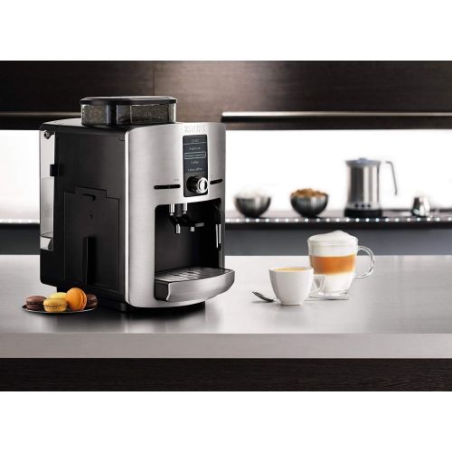  Krups EA826E(Artikelnr. : EA826E10) Kaffeevollautomat (1450 Watt, 1,8 Liter, 15 bar, LC Display, Cappuccinatore) aluminium