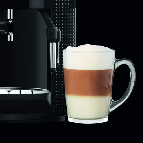  Krups EA8160 Kaffeevollautomat (1450 Watt, 1,8 Liter, 15 bar, LC Display, Cappuccinatore) schwarz