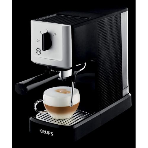  Krups XP3440 XP344010 Espresso-Automat, Edelstahl, 1.1 liters, schwarz/silber