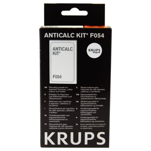  Krups Anticalc Kit* F054 Entkalker, Kalkreiniger, Kalkentferner, 4er Pack