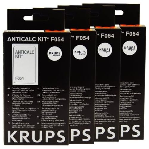  Krups Anticalc Kit* F054 Entkalker, Kalkreiniger, Kalkentferner, 4er Pack