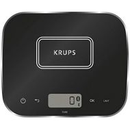 Krups Prep&Cook XF5548 Kitchen Scales Bluetooth Compatible with Prep&Cook and Cook4Me App Automatic Unit Conversion Black